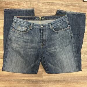 Mens 7 For All Mankind Relaxed Jeans Size 36